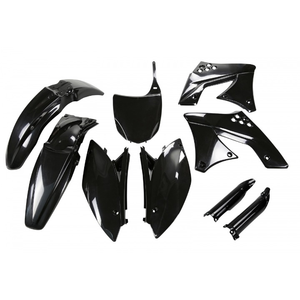XFUN Kit di plastica completa nera per Kawasaki KXF 250 2009-2012 accessori per moto italia - Product Image 1