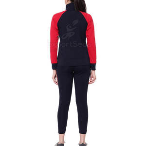 Chándal de mujer de invierno de calidad superior Diseño de dos piezas Tu propio chándal de manga larga para mujer - Product Image 2