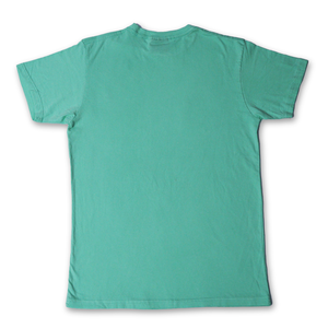 Chemise décontractée d'été unisexe 100% coton 220gsm tricotée respirante anti-froissement sans col col rond manches courtes - Product Image 4