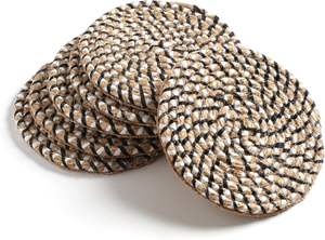 Tapis de service et tampons de thé et de café en jute naturel classique élégant pour la décoration intérieure, la salle à manger de mariage Fabricant artisanal - Product Image 2