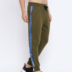 Pantalones lisos personalizados de alta calidad para hombre, cintura elástica transpirable, longitud completa con decoración de encaje informal, precio - Product Image 5