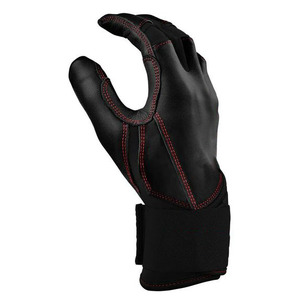 Gants de frappe de baseball en cuir véritable personnalisés, design original, respirants pour adultes, pour baseball et softball - Product Image 5