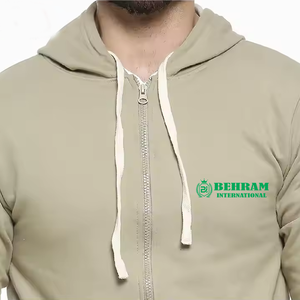 Nouveau sweat à capuche unisexe 100 % coton coupe classique avec fermeture éclair, molleton épais/éponge française, séchage rapide et respirant, hiver - Product Image 4