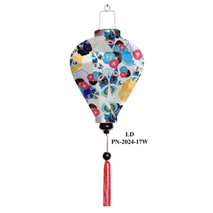 Lanternes en soie de bambou en forme de diamant blanc de haute qualité imperméables et résistantes aux intempéries pour la remise des diplômes de Noël prix bon marché - Product Image 3