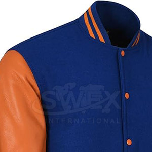 Hombres de alta calidad de cuero de manga Letterman chaqueta/cuero manga Letterman chaqueta de invierno para los hombres - Product Image 5