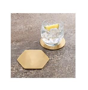 Dessous de verre en métal design martelé Logo personnalisé Décor de table pour les fêtes de restaurant Style classique Meilleur prix Très exigeant - Product Image 2