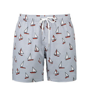 Pantalones Cortos Casuales de Verano para Hombre, Bordados, de Spandex y Poliéster, Transpirables, Elásticos, con Bolsillos Cómodos y Diseño Impermeable - Product Image 4