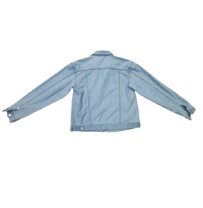 Chaqueta vaquera para mujer de alta calidad al por mayor, pantalones vaqueros informales, camisas vaqueras azules para mujer, chaqueta vaquera para mujer teñida ligera - Product Image 4