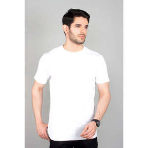 เสื้อยืดคอกลมผู้ชาย VINEY ผ้าฝ้ายเจอร์ซีย์ 100% ลายเรียบ น้ำหนักเบา 300 กรัม เสื้อยืดแฟชั่นพื้นฐาน - Product Image 1