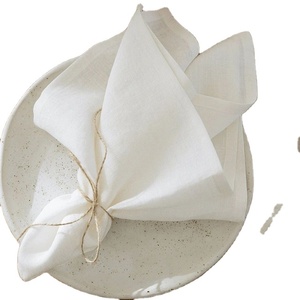 Servilletas de Mesa de Lujo de Mezcla de Algodón y Lino, Suaves, Absorbentes y Reutilizables para Hoteles - Product Image 3