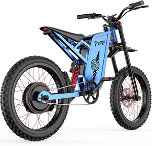 Moto elettrica per adulti, X2Pro elettrico Dirt Bike 6000W motore 60V/30Ah batteria, 50mph/70 miglia Off Road bicicletta elettrica - Product Image 2