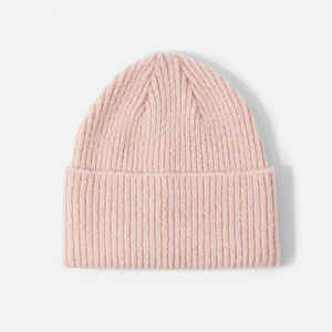 Gorro de lana liso personalizado 2025, precio al por mayor 2025, ropa de invierno de calle, gorro cálido, gorro de punto para hombres - Product Image 1