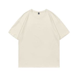 La última camiseta de 200 gramos de algodón, Camiseta con hombros Caídos para hombres y mujeres con los mismos modelos, camiseta para hombres - Product Image 1