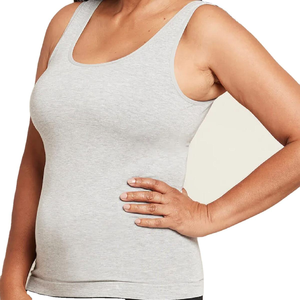 Camiseta sin mangas lisa de nuevo diseño de alta calidad para mujer, camiseta sin mangas transpirable para gimnasio y gimnasio con logotipo - Product Image 6