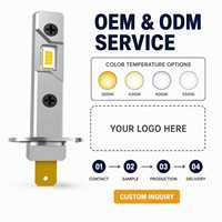 Ampoule de phare de voiture LED H1 6000K Blanc froid 35W 3200lm 12V CSP Canbus Plug and Play