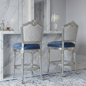 Custom European Classic Upholstered <strong>Bed</strong> with Curved Wingback Headboard for Villa Hotel Suite Projects - Product Image 4
