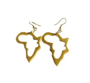 Pendientes de metal ligeros contemporáneos con patrones escultóricos minimalistas y un elegante acabado dorado para un aspecto elegante - Product Image 3