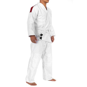 Professionnel personnalisé blanc Gi plaine Jiu Jitsu/Bjj Kimono/Gis brésilien Jiu Jitsu Judo Arts martiaux uniforme pour hommes - Product Image 1