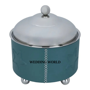 Réchaud à nourriture en métal, vaisselle, excellente qualité, fait à la main, design de casserole, classique, élégant, vente en gros, nouveau réchaud en métal - Product Image 5