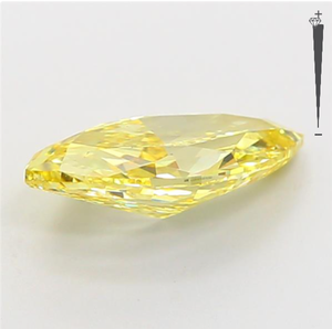 VS2 1.66ct เพชรสังเคราะห์สีเหลืองลูกแพร์ตัดสำหรับห้องแล็บเพชรพลอย Aniva Jewels Loose CVD HPHT Diamante - Product Image 3