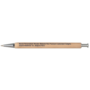 Penna a Sfera in Legno Personalizzata Marissa, Gadget Premium su Misura - Product Image 3
