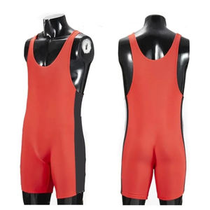 Singlets de lutte pour hommes personnalisés Tous les singlets internationaux de sublimation avec fonction extensible - Product Image 1