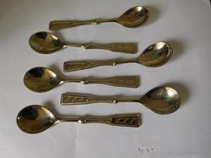 New Designed <b>Gold</b> Color Wedding Spoon From India Ideal for Kitchenware Tableware Hotel Ware Flatware Table Accessories - Product Image 2