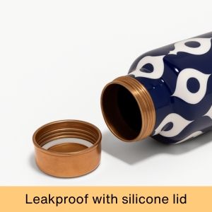 Leakproof <b>Bottle</b> | Durable Daily Use <b>Bottle</b> <b>1</b> <b>Litre</b> Pure Copper <b>Water</b> <b>Bottle</b> | Leakproof & Authentic <b>Bottle</b> - Product Image 6