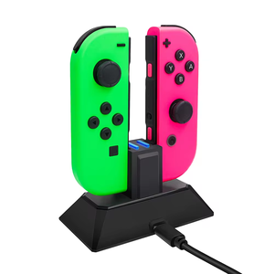2 trong 1 sạc <span class=keywords><strong>dock</strong></span> cho Nintendo chuyển đổi niềm vui-khuyết điểm và USB C phí cáp bao gồm màu đen - Product Image 1