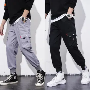 กางเกงวอร์มเล่นกีฬาบาสเก็ตบอลผ้าลูกฟูกสำหรับออกกำลังกายเล่นยิมฟิตเนสเอวระดับกลางแบบลำลองมีกระดุมเต็มแบบขาด - Product Image 6