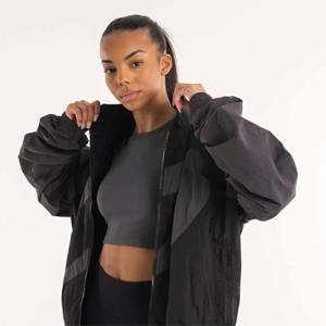 Veste de sport pour femme-Fermeture éclair complète, coupe ajustée, tissu extensible léger, idéal pour la course et le sport - Product Image 2