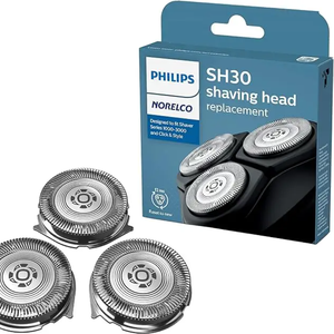 Cabezales de afeitado Philips Norelco Genuine SH30/52 compatibles con afeitadora Norelco Series 1000, 2000, 3000 y 5000X y redondeados - Product Image 3