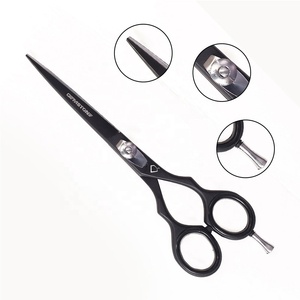 Professional Stainless Steel <b>Left</b>-<b>Handed</b> Barber <b>Scissors</b> Set Sharp Tip Ceramic Handle Thinning Cutting Hair Cutting <b>Scissors</b> for - Product Image 4