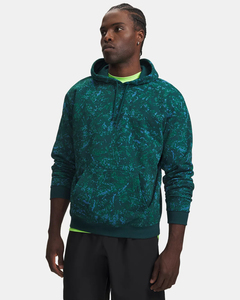 Newest Design Digital Hoodie Pullover Green Blue 500 GSM Breathable 100% Cotton French Terry Casual Autumn Wear Sweatshirt - Product Image 1