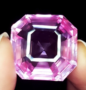 Morganite naturelle 43 ct pierre précieuse en vrac certifiée transparente en forme d'octogone gemme pour la fabrication de bijoux avec gemme de Morganite de qualité supérieure - Product Image 3