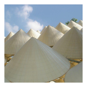 หมวกทรงกรวยไม้ไผ่สไตล์เวียดนาม-งานฝีมือของแท้น้ำหนักเบาเหมาะสำหรับเกษตรกรคนงานกลางแจ้งเทศกาลอุปกรณ์ประกอบฉากทางวัฒนธรรม - Product Image 6