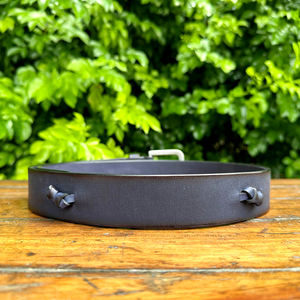 Cinturón de cuero anudado inspirado en Vintage azul marino, abalorio Retro alto, hebilla de latón macizo, diseño perforado atemporal de moda - Product Image 3