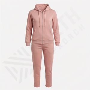 Ensemble de survêtement pour femme de qualité supérieure, coupe ajustée, manches longues, nouveau coton, taille adulte, survêtement oversize pour femme, ensembles de jogging deux pièces, nouveau - Product Image 1