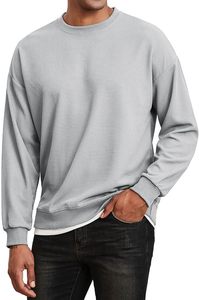 Nouvel arrivage de sweat-shirt à manches longues nouvelle collection couleur unie confortable grande taille imperméable cou épaule pente Bangladesh - Product Image 2