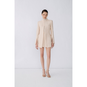 Meilleure vente de blazer pour femme noir et beige Alai Blazer sur mesure 61% rayonne 39% coton emballage personnalisé blanc usine du Vietnam - Product Image 1