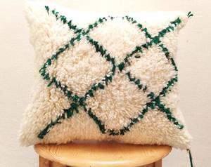 Maroc utilisant de la laine naturelle et des colorants housses de coussin en laine marocaine taie d'oreiller marocaine housses de coussin maison décorative - Product Image 6