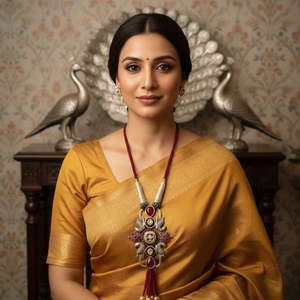 Collar Coleccionable Tribal Tales Royal Harmony, Joyería Elegante de Estilo Real - Product Image 4