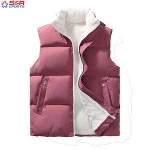 Chaleco acolchado ajustado para hombre, ropa informal sin mangas personalizada, transpirable, nuevo diseño Oem, chaleco acolchado de algodón para invierno - Product Image 5