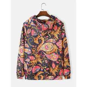 Sudaderas con Capucha Sublimadas para Hombre, Diseño de Última Moda, 100% Algodón, Impresión de Alta Calidad, Transpirables, Cómodas, de Gran Venta, con Bolsillo - Product Image 5