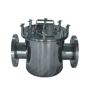 Separadores magnéticos en línea o de tubería permanentes de fácil limpieza Imán de filtro de colador magnético para productos líquidos y pastosos