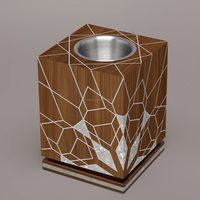 Brûleur d'encens arabe Mubkhad Artisanat naturel Brûleur d'encens Bakhoor