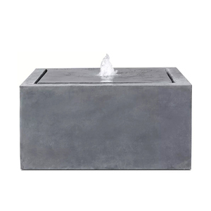 Fuente de Agua en Cascada con Cubo de Aluminio Negro, Novedad 2026, Eléctrica con Enchufe, para Jardín y Patio Trasero - Product Image 1