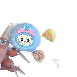 Pinzas para el pelo de dibujos animados para niñas, flequillo lateral, Clip de pico de pato, bola peluda, accesorios para el cabello, estilo de dopamina, horquillas encantadoras para adolescentes - Product Image 6