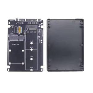 M.2 NGFF SSD ไปยัง SATA3 การ์ดอะแดปเตอร์ 6Gbps ตัวแปลงอะแดปเตอร์แบบใช้คู่ M.2 NGFF ถึง SATA3.0 การ์ดอะแดปเตอร์สำหรับพีซี - Product Image 1