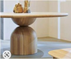 ชุดเฟอร์นิเจอร์ไม้ปรับแต่งได้สำหรับห้องนั่งเล่นชุดโลหะโต๊ะข้างกาแฟขนาดแตกต่างกันห้องรับประทานอาหารวิลล่าอพาร์ทเม้นท์ - Product Image 2